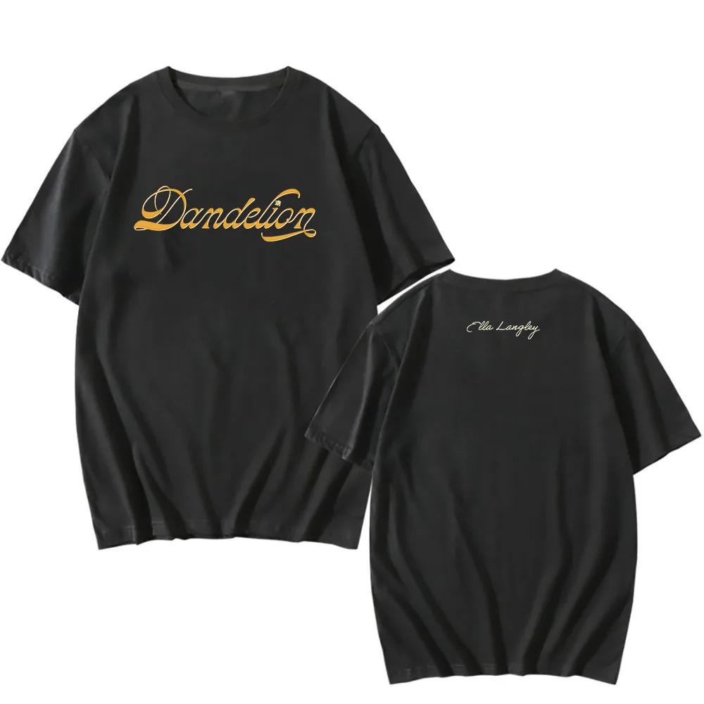 

Summer Cotton Shirt Ella Langley Dandelion Tees Album Design Graphic Merch Print Clothing Short Sleeve Cotton UnisexWomen Tshirt 4XL