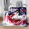 3D Inuyasha Cartoon Printed blankets Picnic blanket Warm Flannel blankets Home bed linings blankets for beds Birthday Gift