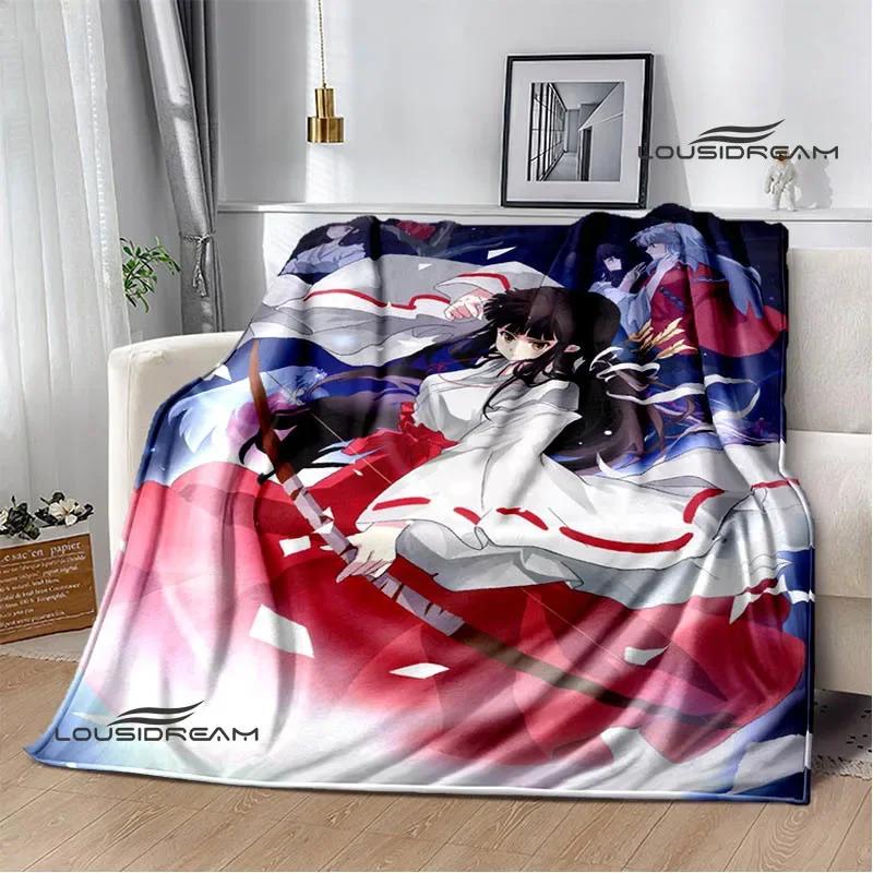 3D Inuyasha Cartoon Printed blankets Picnic blanket Warm Flannel blankets Home bed linings blankets for beds Birthday Gift