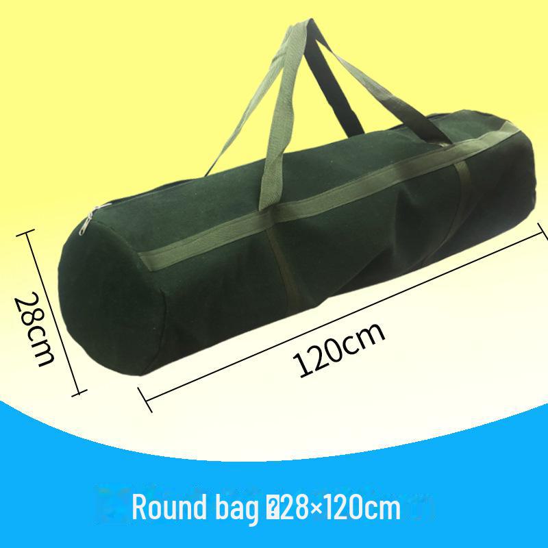 Large Capacity Wear-Resistant Canvas Tool Bag for Electricians and Woodworkers with Multi-Function Storage