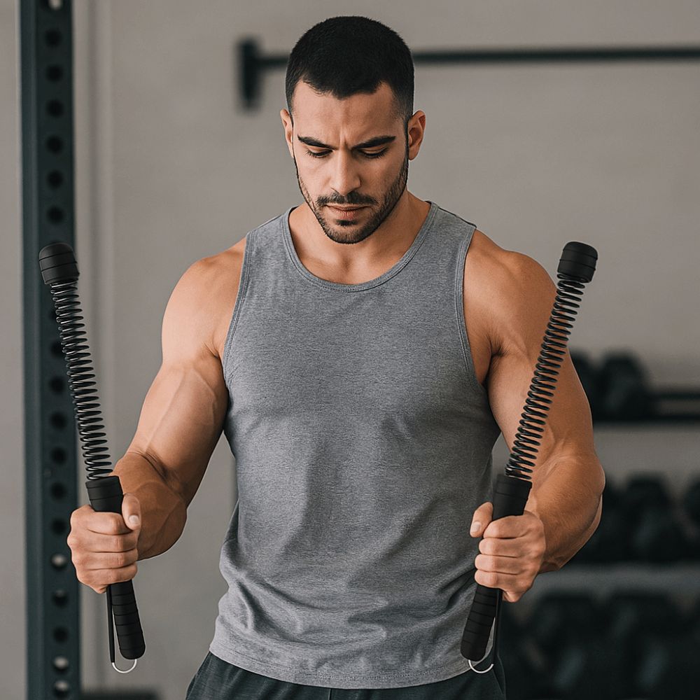 Replacement Spring Cordless Battle Rope Rebound Arm Strength Rope  Exercises Expander