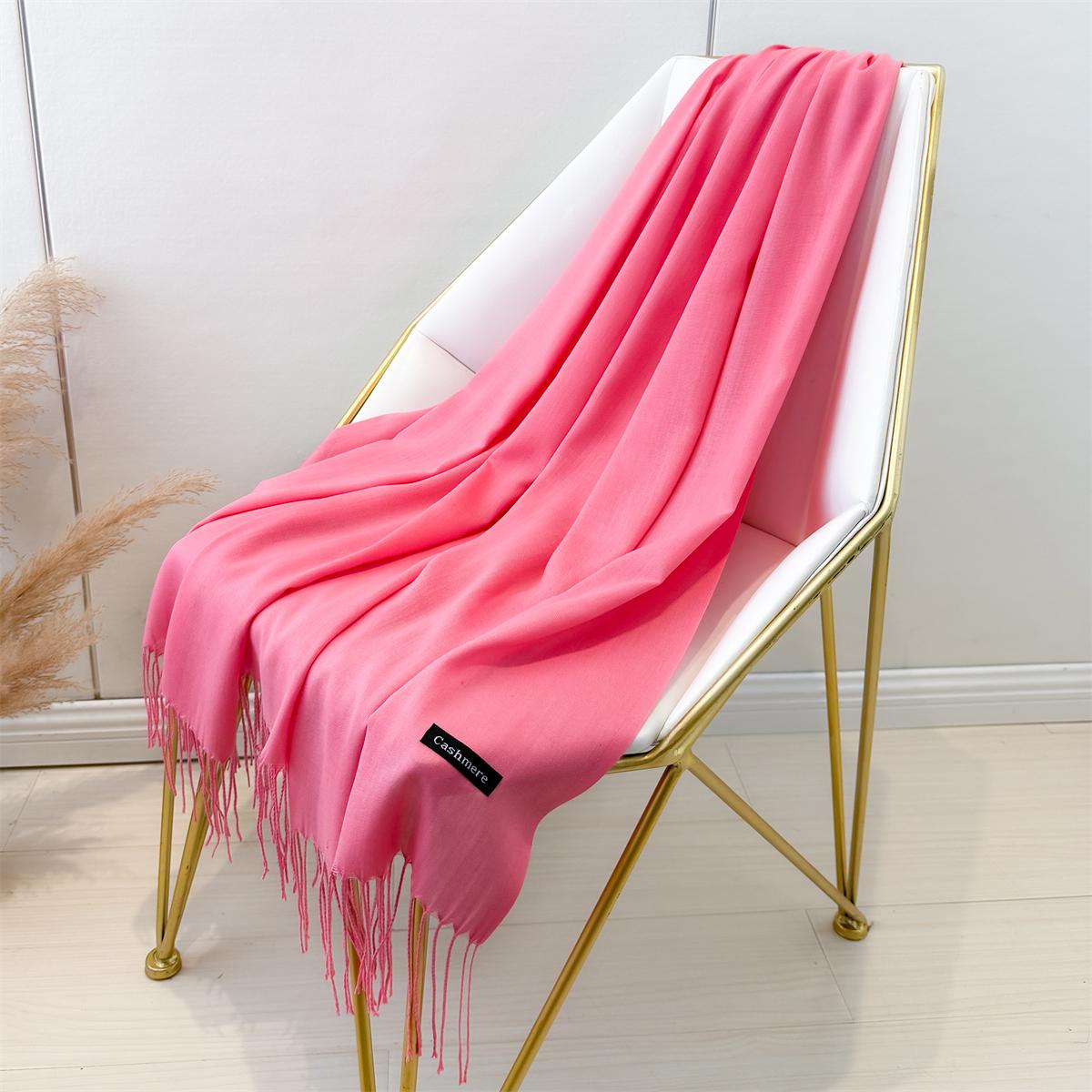 

Desgine Solid Women Cashmere Scarf Autumn Winter Warm Shawls Wraps Men S Pashmina Tassels Scarves Female Foulard Mujer