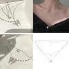 Sophisticated Butterfly Pendant Necklace Stylish Butterfly Pendant Necklace Unique Neck Chain for Everyday Wear