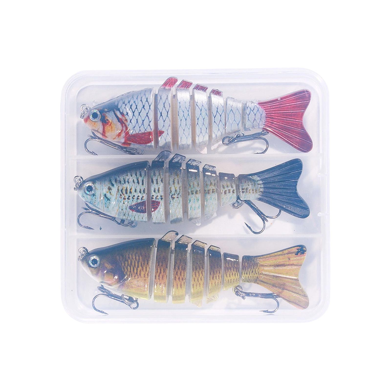

Fishing Fake Fish With Spinnerbait Blades For Surface Water, Slow Sinking Swimbaits For Trout And Bass One Size