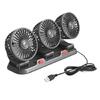 Cooling Fan Three Head Cooling Fan for Truck SUV Home Office USB Powered Fan Ventilation Fan 2 Wind Speed Adjustable