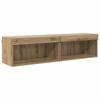 2 Piece TV Cabinet Set Artisan Oak Finish 60 x 30 x 30 cm Engineered Wood