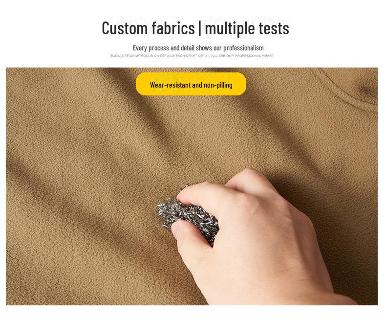 Męska pluszowa kurtka polarowa z kapturem - Gruba, ciepła rozpinana kardigan na jesień i zimę.