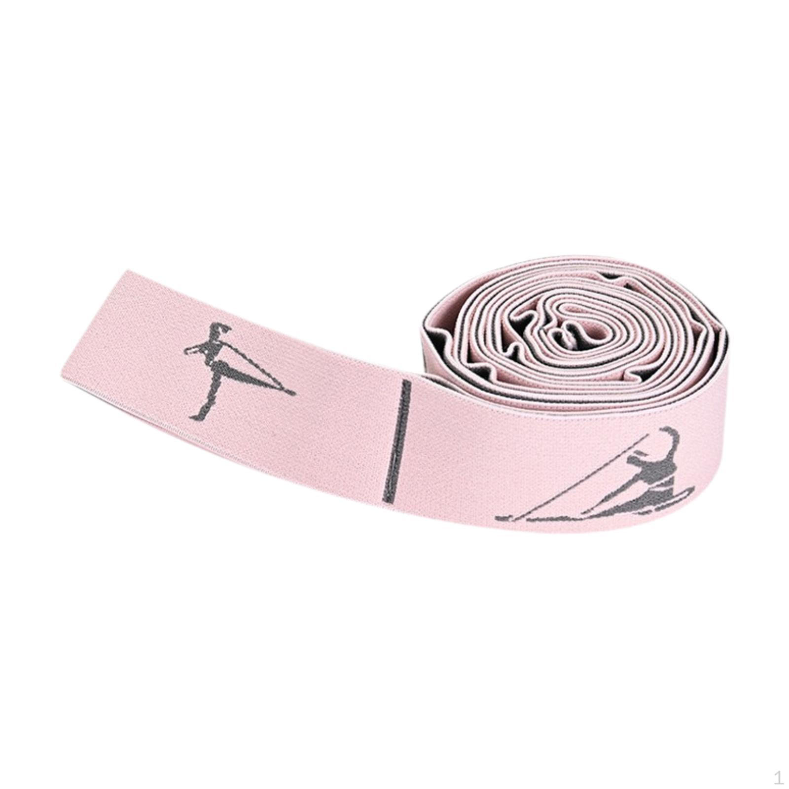 Yoga Stretch Band for Home Pilates Workouts розовый