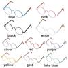 Miniature Doll Eyewear Classic Retro Metal Round Frame Spectacles Doll Toy Mini Glasses For 12/18 Inch Dolls Colorful Eyeglass