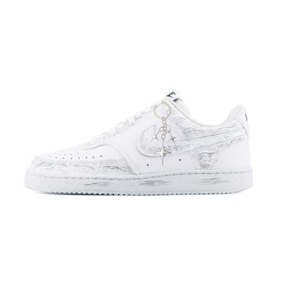 Court Vision 1 LOW Next Nature Abrasion Resistant Lightweight Low Top Skateboard Shoes Men's White Gray DH2987-101(Team1253-)