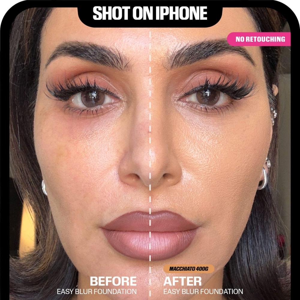 Huda Beauty Easy Blur Airbrush Foundation 1 Oz 30 Ml Golden Milk 307n