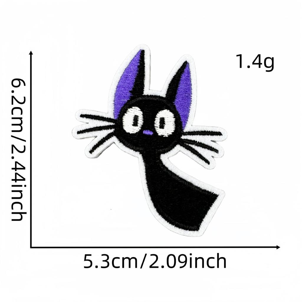 Cartoon Character Iron-On Embroidery Patch for Children's Clothing