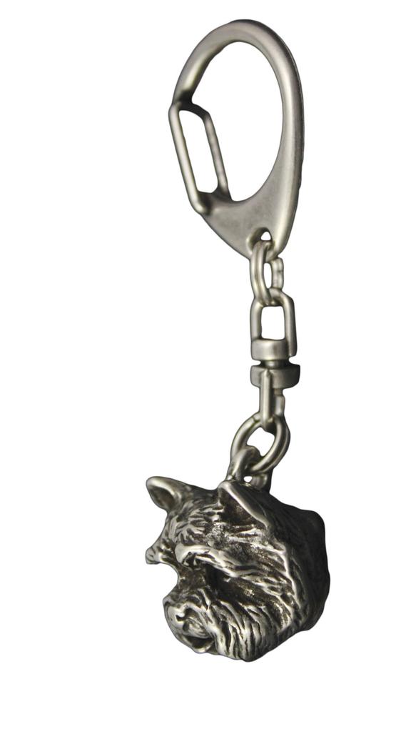 West Highland White Terrier, Westie, Westy I - Postříbřená klíčenka s pejskem, ozdoba na kabelku, přívěsek na batoh značky Art-Dog