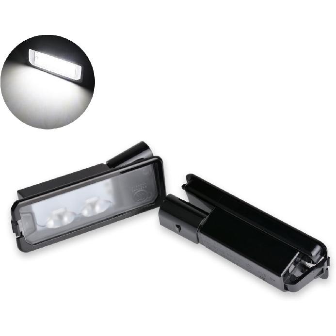 DC12V White Car LED License Plate Light Used For VW/Golf MK4 MK6 MK7/Porsche/Polo AW 6R/Passat B7 CC Scirocco 35D 943 021 Universally Led Driving