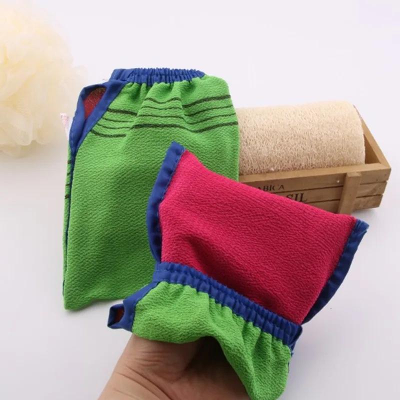 1Pcs Magic Exfoliating Gloves Korean Style Bath Gloves Exfoliating Tanning Removal Gloves Bath Shower Gloves Body Cleansing Tool