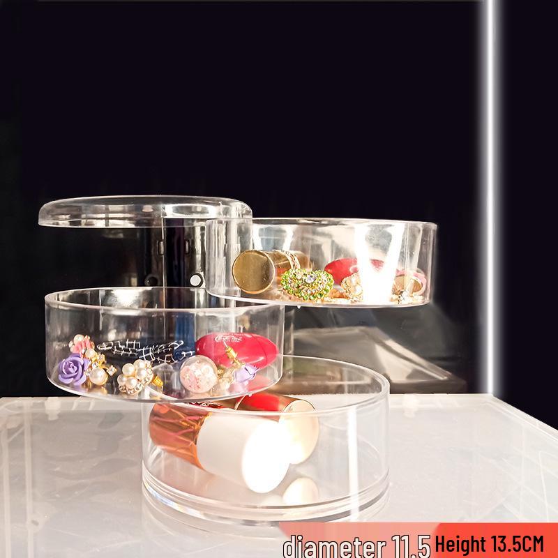 

Rotating Multi-Functional Cosmetic and Jewelry Storage Organizer