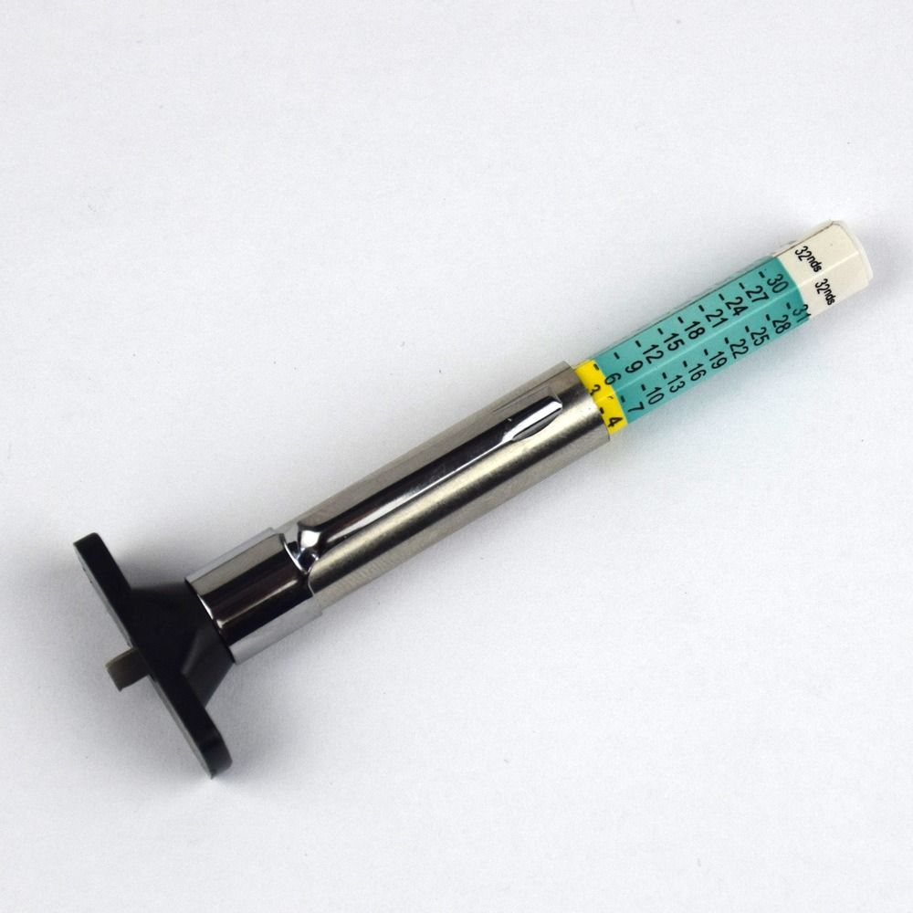 Stainless Steel 25mm Car Tyre Measuring Pen Car Tyre Meter Digital Measuring Pen Auto Car