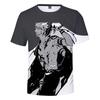 Summer Round Neck 3D Japanese Anime Jujutsu Kaisen Gojo Printed Top Fashionable Casual Short Sleeved Children's Boy T-shirts