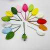 200 Silk Rose Leaves with Stems for Wedding Decor and DIY Projects