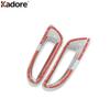 For Mazda 6 Atenza Sedan 2017 2018 Chrome Car Rear Fog Light Lamp Cover Trim Tail Foglight Bezel Garnish Trims Accessories