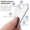 Stainless Steel Gua Sha Scraper Massager For Face Neck Body Guasha Massage Tool Facial Skin Care Guasha Board Face Massager