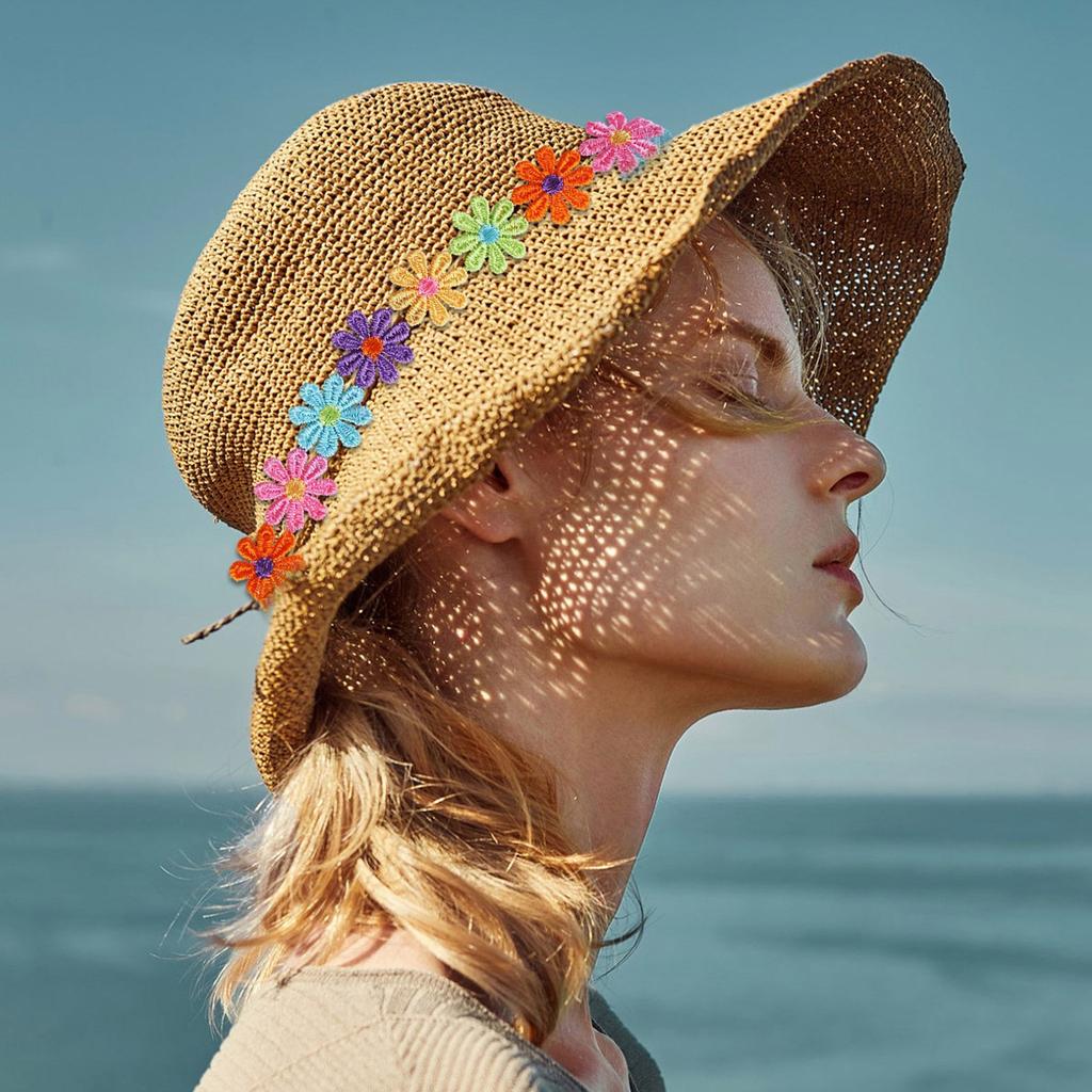 Floral Headpiece Proms Birthday Hairbands Daisy Casual Headwear Elegant Flower Hair Headpiece Headwear