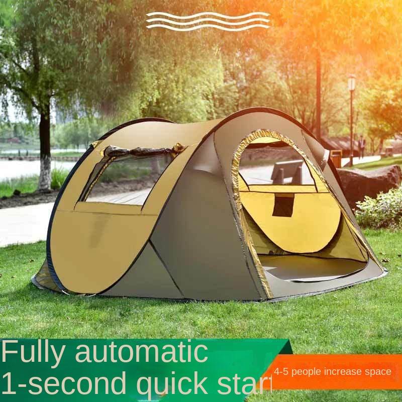 Çadır Açık Otomatik 3-4 Çift Ev Yağmur Geçirmez Böcek Geçirmez İç Mekan Dış Mekan Yetişkin ve Çocuk Çadırı Güneşlik