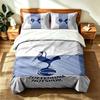 Tottenham Hotspur FC (23) 3pc Set Suitable for Master Bedrooms Soft and Comfortable an Ideal Gift for Family and Friends Includes One Duvet Cover and