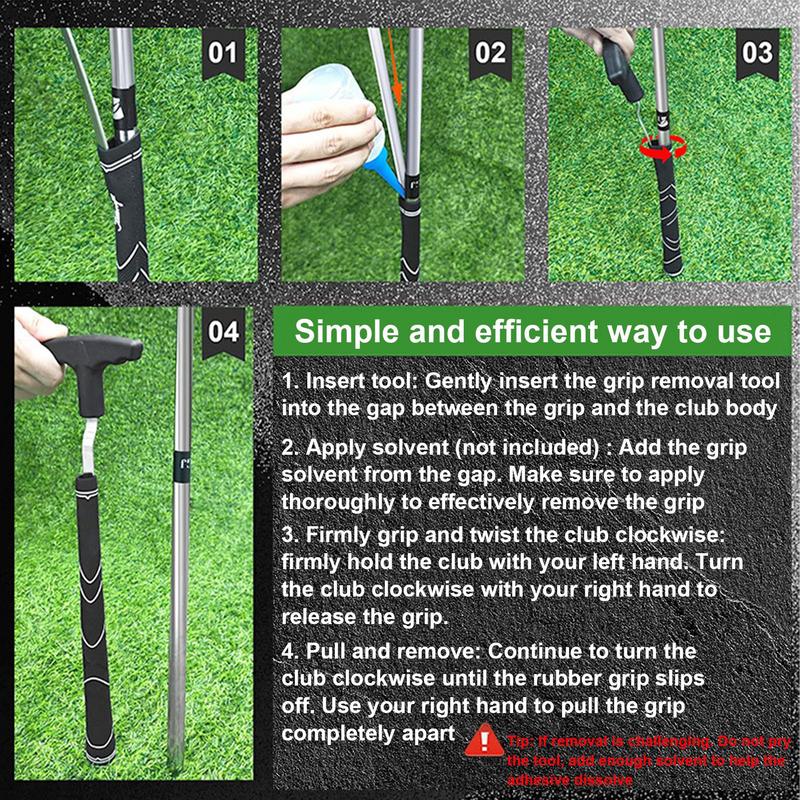 Grip Tool Gripping Tool Grip Removal Tool For Swinging Grip Grip Repair Tool V-Grooves Grip Remover Saver