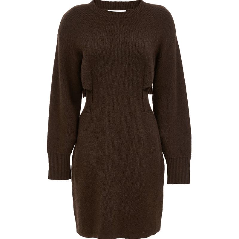 

VEROMODA Women s Faux Two-Piece Wool Blend Knit A-Line Dress XL