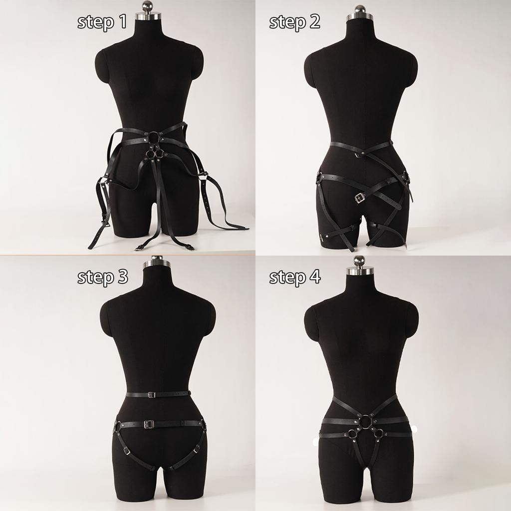 PU Leather strapon harness Couple dating equipment Valentine's Day anniversary gifts for Her