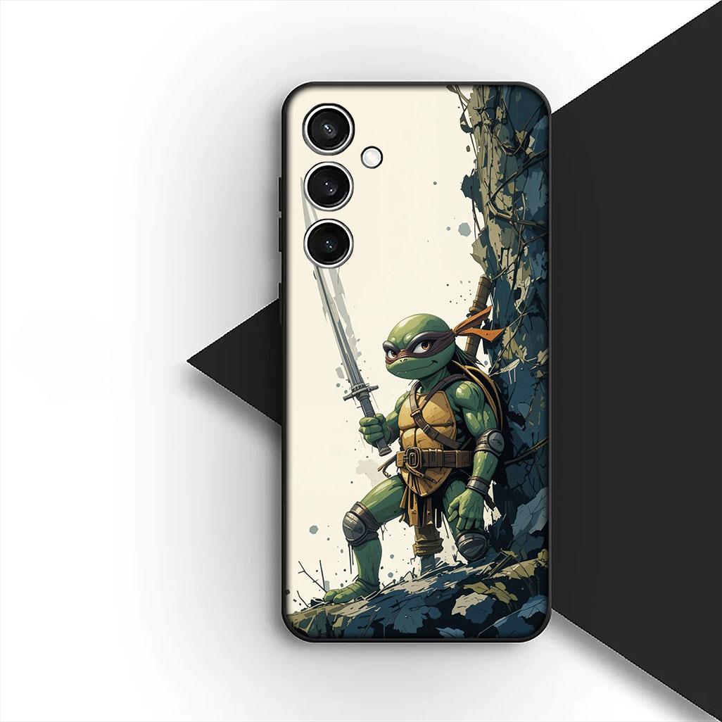 

for Samsung Galaxy S20 S22 S21 FE Ultra Plus A07 A17 A15 A16 A25 A57 A37 Phone Cover Soft Case Ninjas Poster Turtles Wallpaper Galaxy A15