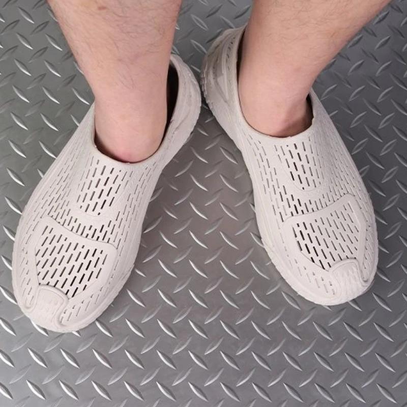 Rubber Man Sandals Summer Sale Wholesale Clearance New Low Price Breathable High Quality Big Size 2025 Styles Pvc Shoes for Men