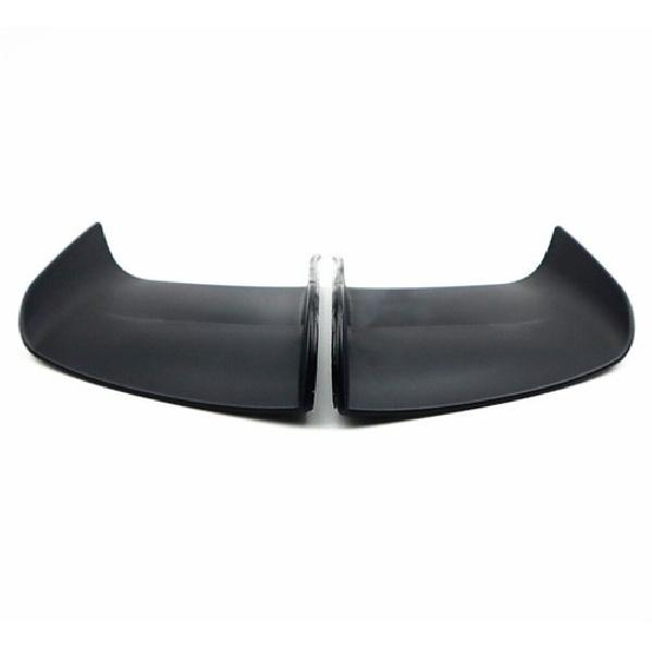 Universal Motorcycle Universal Winglet Aerodynamic Spoiler Wing Kit w/ Adhesive