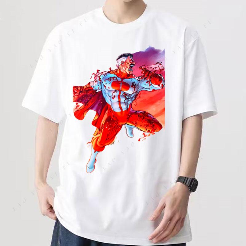 

Novelty Trend Camisa Game T Shirt Invincible Mark Superhero Comic Book Essential Graphic T-Shirts New in Tee and Top Unisex Tee 5XL різнокольоровий