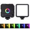Adjustable Mini RGB Fill Light Live Photography LED Portable Mobile Camera Selfie Soft Light Live Shooting Fill Light For Laptop