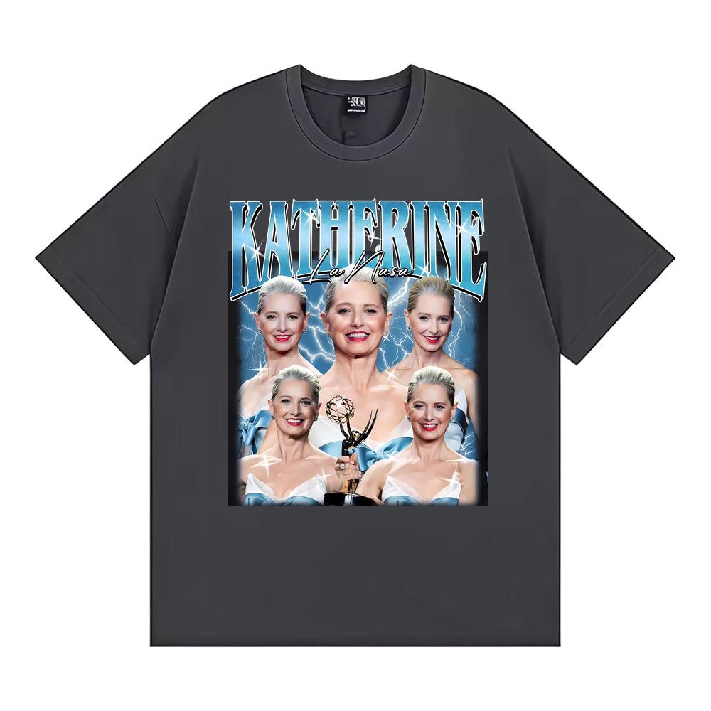 Katherine LaNasa Vintage American Actress T Shirt Harajuku Hip Hop Retro Unisex WOMEN Tshirt Oversized Short Sleeve Tee Shirt Tops