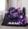 Custom Name Batman Catwoman Flannel Blanket Throw Blanket Soft Warm Sofa Bed home Decor Unique Gift
