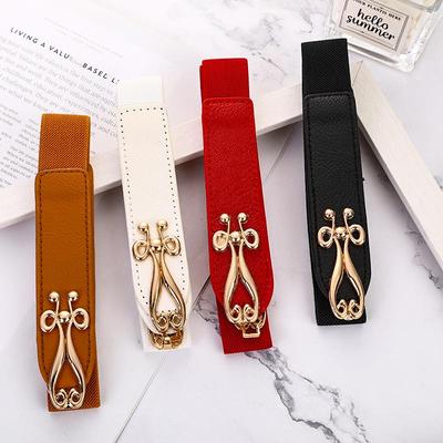 Korean Alloy Four Seasons All-Match Ladies Elastic Waist Skirt Accessory