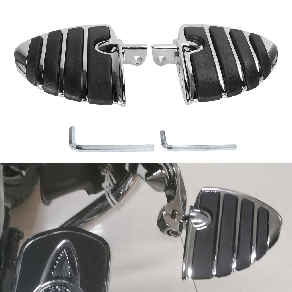 Металеві мотоциклетні підніжки у формі риби для Harley Softail - Передні та задні