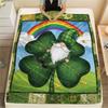 1 Stück Flanelldecke mit Cartoon-Druck, Hohe Qualität, Bequem für alle Jahreszeiten, Heimdekoration, Wärme und Komfort, Perfekt als Weihnachts- oder Geburtstagsgeschenk