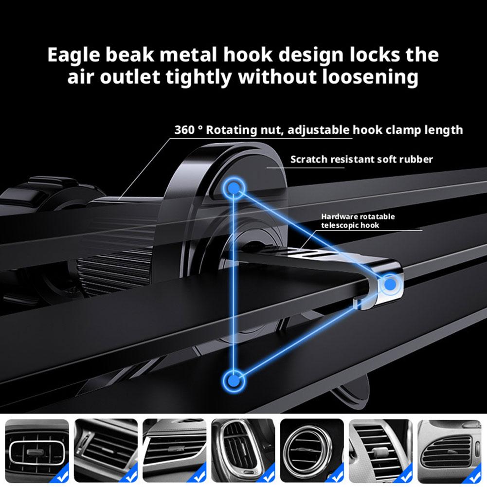 Magnetic Car Phone Holder Stand For Magsafe Car Mount Support GPS Mobile Bracket For iPhone 15 14 13 12 Samsung Xiaomi HuaWei