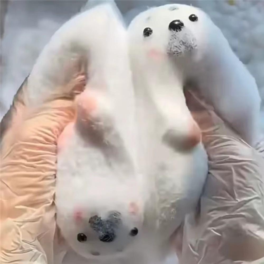 Realistic Seal Reduce Pressure Toys Super Soft Simulation Seal Pinch Toy Reduce Anxiety