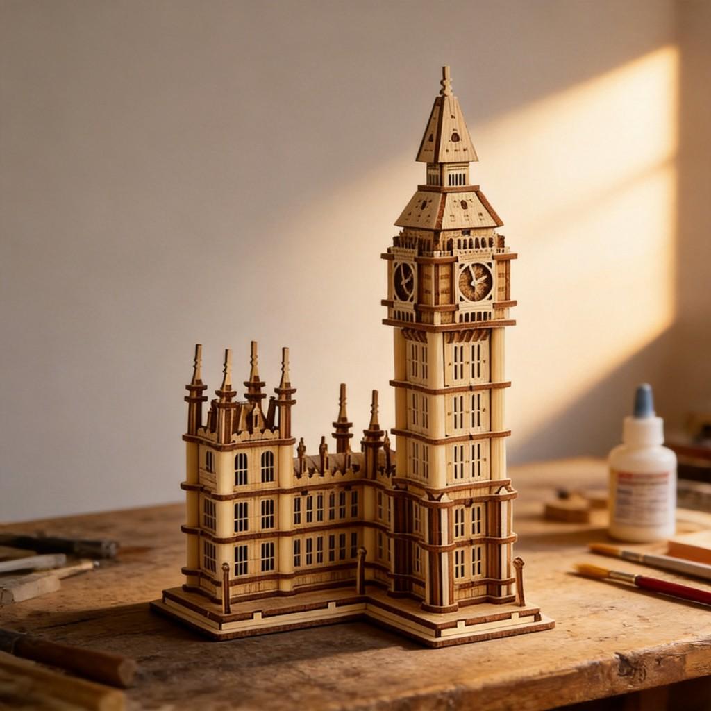 3d Wooden Puzzle Craft Kit With Diy Assembly For Brain Teasers And Family Fun
