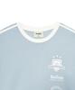 PEACE MAKER [2Type] Track Jersey Heavy Cotton Tee (Sky Blue)