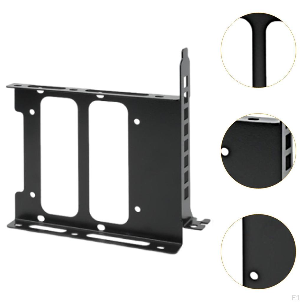 3.5 Inch Hard Drive Mount Double SSD Mounting Bracket Sturdy Metal Easy Installation for PC