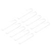 10pcs Curved Beading Needles Stainless Steel DIY Bead Spinner Needles Curved with Curved Handle Big