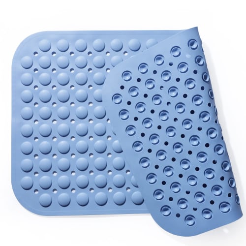 Toski Non-Slip Bath Mat, TPE, 40x70cm, with Suction Cups, Soft and Comfortable, Prevents Falls, Mildew, and Aging, Suitable for Bathtubs, Washrooms, a