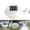 2026 IP65 waterproof 3LED solar outdoor light fence courtyard wall gutter channel courtyard light black Christmas decoration