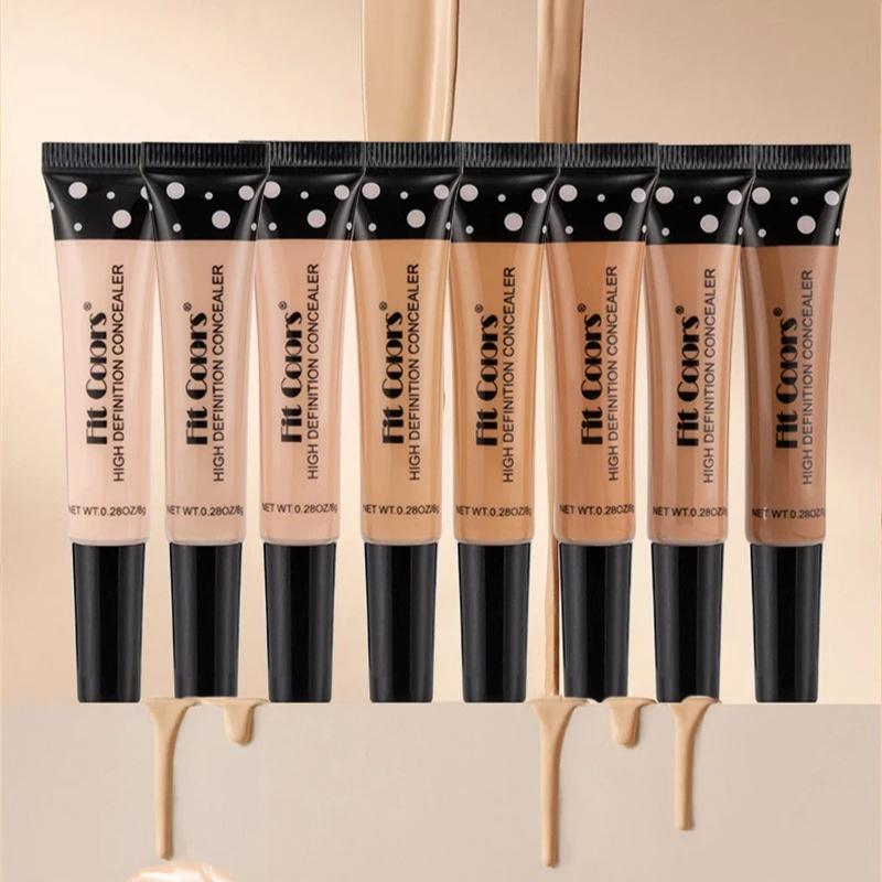 Full Cover Liquid Concealer 8 Color BB Cream Foundation Air Permeable Natural Brightening Makeup Eye Dark Circles Cream Cosmetic